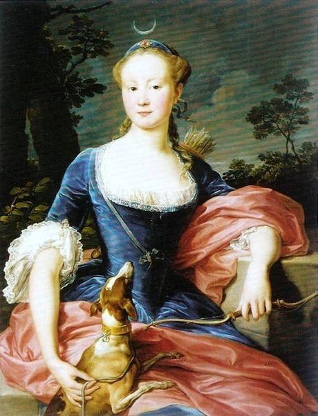 Pompeo Batoni Portrait of a Lady as Diana the Huntress China oil painting art